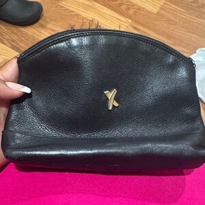 Paloma Picasso Black Clutch with Gold Accent